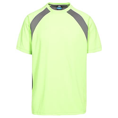 Trespass Devan, Green Gecko, XS, Schnelltrocknendes T-Shirt mit Schlüsseltasche für Herren, X-Small, Grün Trespass Devan, Green Gecko, XS, Schnelltrocknendes T-Shirt mit Schlüsseltasche für Herren, X-Small, Grün von Trespass