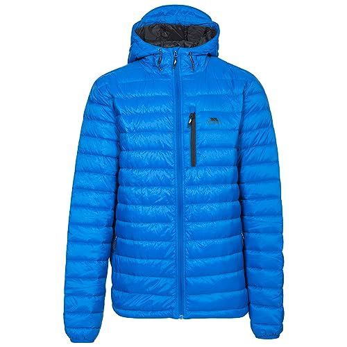 Trespass Digby, Blue, XXL, Leichte Warme Daunenjacke 80% Daunen für Herren, Blau, XX-Large / 2X-Large / 2XL von Trespass