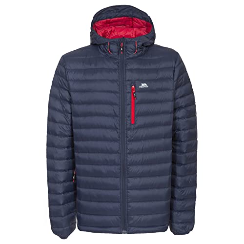 Trespass Digby, Navy, XXS, Leichte Warme Daunenjacke 80% Daunen für Herren, XX-Small / 2XS / 2X-Small, Blau von Trespass