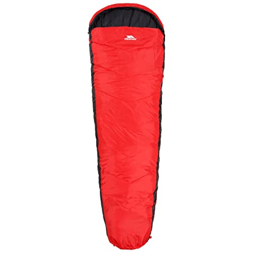 Trespass Doze, Red, Drei Jahreszeiten Schlafsack mit Zweiwegereißverschluss 230cm x 85cm x 55cm, Rot Trespass Doze, Red, Drei Jahreszeiten Schlafsack mit Zweiwegereißverschluss 230cm x 85cm x 55cm, Rot von Trespass