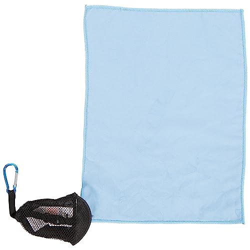 Trespass Dripclip, Blue, Mikrofaser Handtuch 35cm x 25cm mit Beutel, Blau von Trespass