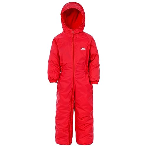 Trespass Unisex Kinder DRIPDROP Wasserdichter Regenanzug Mit Kapuze, Rot (Signal red), 18-24 Monate Trespass Unisex Kinder DRIPDROP Wasserdichter Regenanzug Mit Kapuze, Rot (Signal red), 18-24 Monate von Trespass