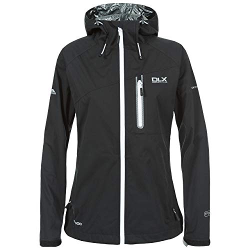 Trespass Erika, Black, XXS, Wasserdichte Jacke mit Unterarmbelüftung für Damen, XX-Small / 2XS / 2X-Small, Schwarz Trespass Erika, Black, XXS, Wasserdichte Jacke mit Unterarmbelüftung für Damen, XX-Small / 2XS / 2X-Small, Schwarz von Trespass