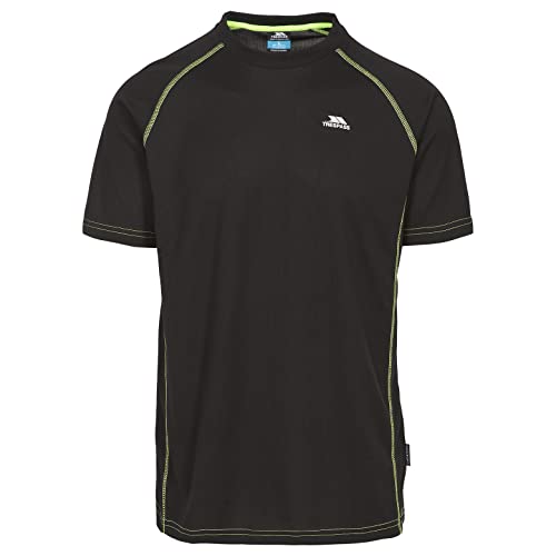Trespass Ethen, Black, XS, Schnelltrocknendes T-Shirt für Herren, X-Small, Schwarz Trespass Ethen, Black, XS, Schnelltrocknendes T-Shirt für Herren, X-Small, Schwarz von Trespass