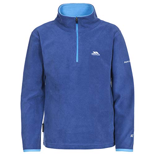 Trespass Etto, Blue, 3/4, Ultraleichtes Fleece 130g/m² für Kinder / Jungen 2-12 Jahre, 3-4 Jahre, Blau von Trespass