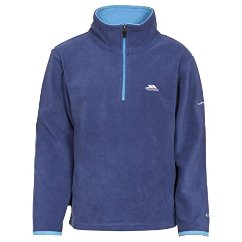 Trespass Etto, Twilight, 7/8, Ultraleichtes Fleece 130g/m² für Kinder / Jungen 2-12 Jahre, 7-8 Jahre, Blau Trespass Etto, Twilight, 7/8, Ultraleichtes Fleece 130g/m² für Kinder / Jungen 2-12 Jahre, 7-8 Jahre, Blau von Trespass