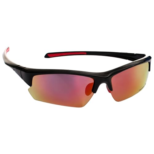 Trespass Falconpro, Black, Sonnenbrille mit UV-Schutz & Stofftasche / Kategorie 2 Polarisierte Polykarbonatgläser, Schwarz Trespass Falconpro, Black, Sonnenbrille mit UV-Schutz & Stofftasche / Kategorie 2 Polarisierte Polykarbonatgläser, Schwarz von Trespass