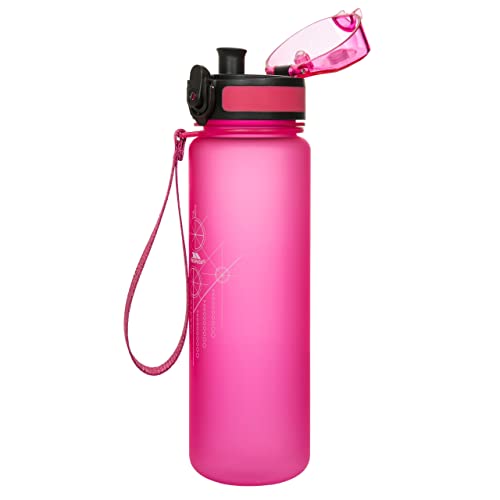 Trespass Trinkflasche 500ml Flintlock, Pink, EACH, UUACMIM30039_PINEACH von Trespass