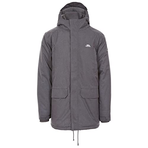 Trespass Glover, Dark Grey Marl, S, Wasserdichte Jacke für Herren, Small, Grau von Trespass