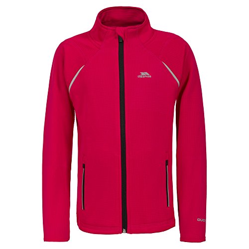 Trespass Harbird, Raspberry, 5/6, Schnelltrocknende Warme Fleecejacke für Kinder / Unisex / Mädchen und Jungen, 5-6 Jahre, Rosa / Pink Trespass Harbird, Raspberry, 5/6, Schnelltrocknende Warme Fleecejacke für Kinder / Unisex / Mädchen und Jungen, 5-6 Jahre, Rosa / Pink von Trespass