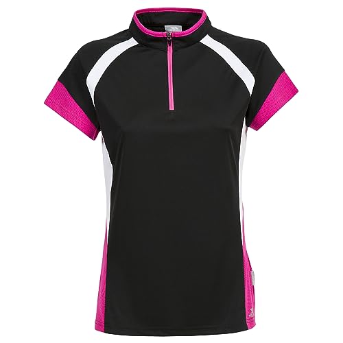 Trespass Harpa, Black, XXS, Schnelltrocknendes Fahrradtrikot mit Reflektierenden Details für Damen, XX-Small / 2XS / 2X-Small, Schwarz Trespass Harpa, Black, XXS, Schnelltrocknendes Fahrradtrikot mit Reflektierenden Details für Damen, XX-Small / 2XS / 2X-Small, Schwarz von Trespass
