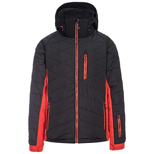 Trespass Herren Warme Winddichte Und Gepolsterte Jacke Mit Abnehmbarer Kapuze ABBOTSBURY, Black, XXS, MAJKSKTR0007_BLKXXS Trespass Herren Warme Winddichte Und Gepolsterte Jacke Mit Abnehmbarer Kapuze ABBOTSBURY, Black, XXS, MAJKSKTR0007_BLKXXS von Trespass