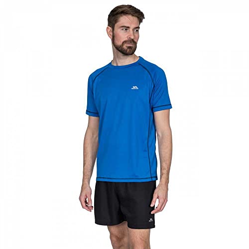 Trespass Herren Albert Schnelltrocknendes Kurz rmliges T shirt, Blau, S EU Trespass Herren Albert Schnelltrocknendes Kurz rmliges T shirt, Blau, S EU von Trespass