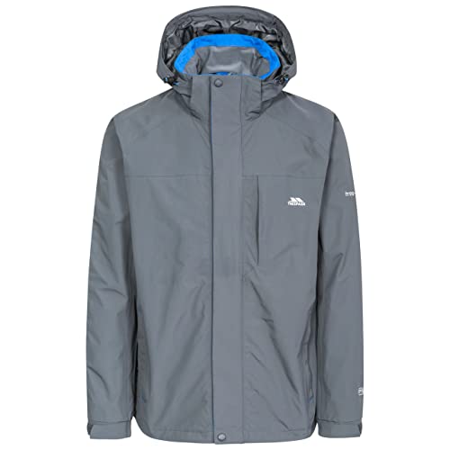 Trespass Herren Jacke Mit Einrollbarer Kapuze Edwards II, Carbon, S, MAJKRAN10008_CBNS, Grau (Carbon) Trespass Herren Jacke Mit Einrollbarer Kapuze Edwards II, Carbon, S, MAJKRAN10008_CBNS, Grau (Carbon) von Trespass