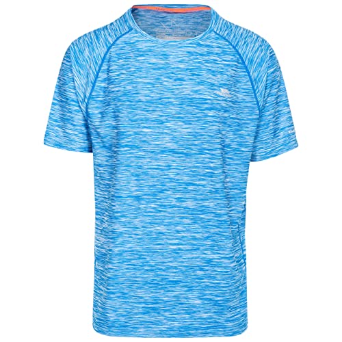 Trespass Herren Schnelltrocknendes T-shirt Gaffney, Bright Blue Marl, XS, MATOTSN10001_BUMXS von Trespass