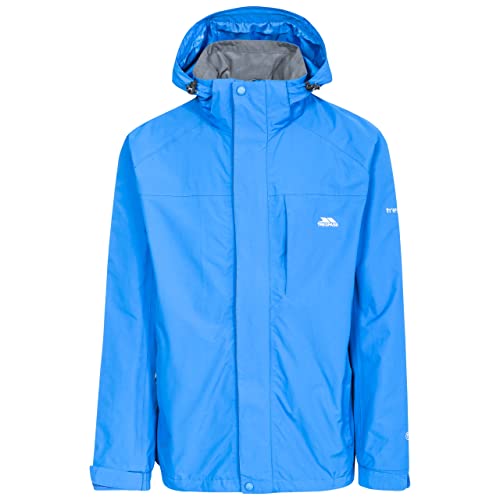 Trespass Herren Jacke Mit Einrollbarer Kapuze Edwards II, Blue, L, MAJKRAN10008_BLUL Trespass Herren Jacke Mit Einrollbarer Kapuze Edwards II, Blue, L, MAJKRAN10008_BLUL von Trespass