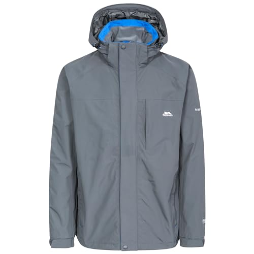 Trespass Herren Jacke Mit Einrollbarer Kapuze Edwards II, Carbon, M, MAJKRAN10008_CBNM Trespass Herren Jacke Mit Einrollbarer Kapuze Edwards II, Carbon, M, MAJKRAN10008_CBNM von Trespass