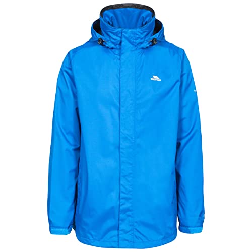 Trespass Herren Fraser Ii Jacke Mit Einrollbarer Kapuze, Blau (Blue), XXS EU von Trespass