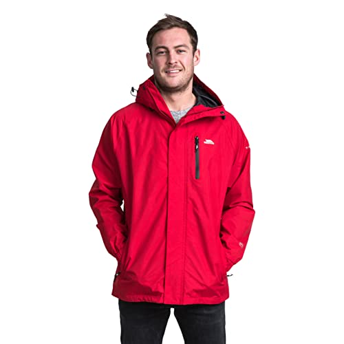 Trespass Herren Jacke Mit Kapuze Pearson, Red, XS, MAJKRAN10009_REDXS von Trespass