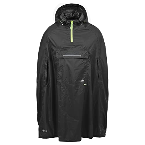 Trespass Herren Poncho Kompakt Zusammenrollbarer Qikpac, Black, L, UACLOTK20001_BLKL Trespass Herren Poncho Kompakt Zusammenrollbarer Qikpac, Black, L, UACLOTK20001_BLKL von Trespass