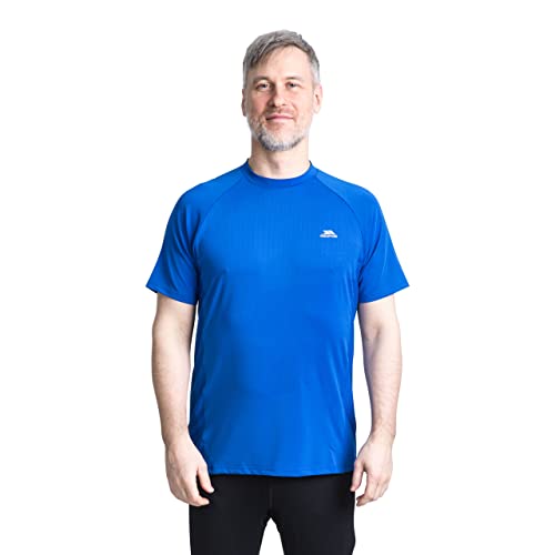 Trespass Herren Schnelltrocknendes Stretch T-shirt Mit Schlüsseltasche Cacama, Blue, XXS, MATOTSN10004_BLUXXS Trespass Herren Schnelltrocknendes Stretch T-shirt Mit Schlüsseltasche Cacama, Blue, XXS, MATOTSN10004_BLUXXS von Trespass