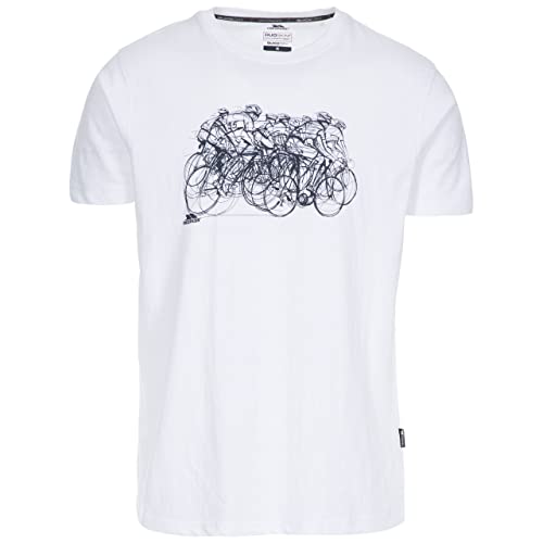 Trespass Herren T-Shirt Wicky Ii Quick Dry M weiß von Trespass