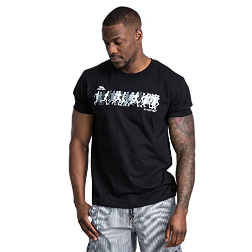 Trespass Herren T-shirt Mit Aufdruck Hiker, Black, M, MATOTSM10014_BLKM von Trespass