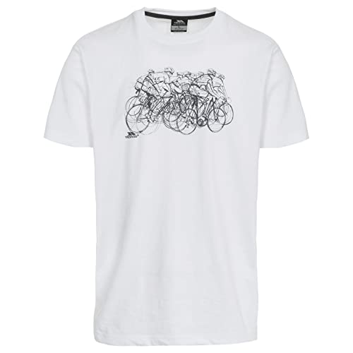 Trespass Herren T-shirt Mit Aufdruck Wicky, White, S, MATOTSM10019_WHTS Trespass Herren T-shirt Mit Aufdruck Wicky, White, S, MATOTSM10019_WHTS von Trespass