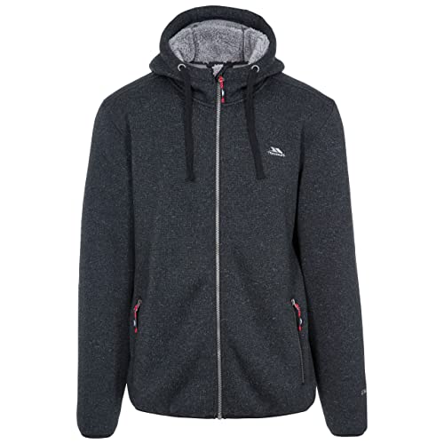 Trespass Herren TABLEYPIPE Warme Fleece-Jacke 500 G/m², Black Marl, L Trespass Herren TABLEYPIPE Warme Fleece-Jacke 500 G/m², Black Marl, L von Trespass
