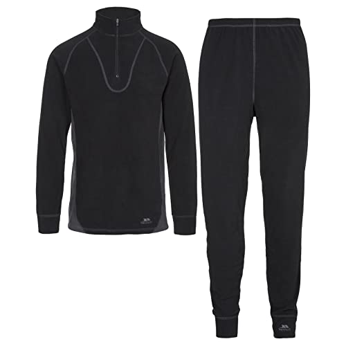 Trespass Herren Thriller 1 x Basisschicht-Set, Schwarz X, S Trespass Herren Thriller 1 x Basisschicht-Set, Schwarz X, S von Trespass