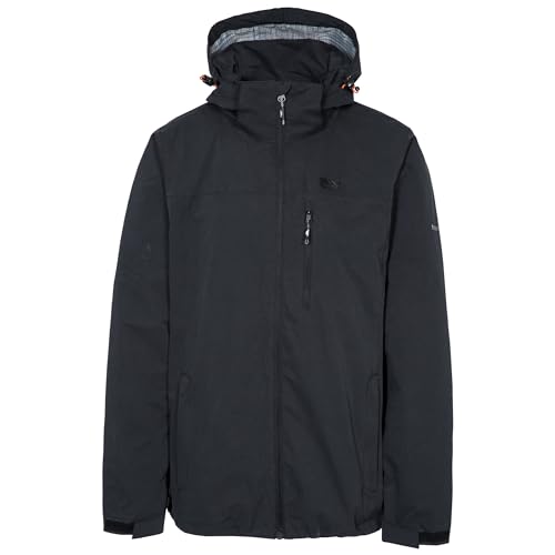 Trespass Herren Weir wasserdichte Regenjacke mit verdeckter Kapuze Trespass Herren Weir wasserdichte Regenjacke mit verdeckter Kapuze von Trespass