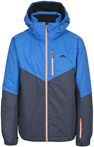 Trespass Hidey, Navy, S, Gepolsterte Warme Wasserdichte Skijacke mit abnehmbarer Kapuze, Schneefang & Skipasstasche für Herren, Small, Blau Trespass Hidey, Navy, S, Gepolsterte Warme Wasserdichte Skijacke mit abnehmbarer Kapuze, Schneefang & Skipasstasche für Herren, Small, Blau von Trespass
