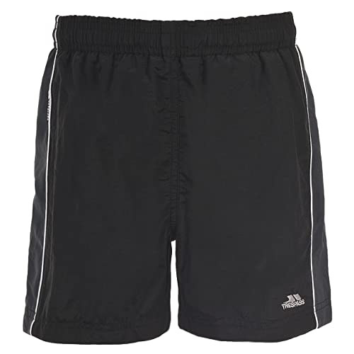 Trespass Jungen Shorts Mit Innenhose Aus Netzgewebe Brandon, Black, 2/3, MCBTSHI10006_BLK2/3 von Trespass