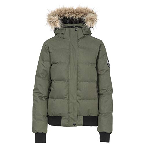 Trespass Kendrick, Moss, XXS, Warme Wasserdichte Daunenjacke mit abnehmbarer Kapuze 90% Daunen für Damen, Grün, XX-Small / 2X-Small / 2XS Trespass Kendrick, Moss, XXS, Warme Wasserdichte Daunenjacke mit abnehmbarer Kapuze 90% Daunen für Damen, Grün, XX-Small / 2X-Small / 2XS von Trespass