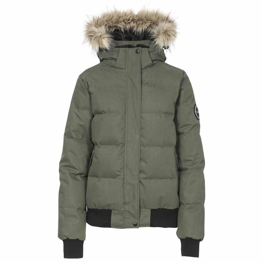 Trespass Kendrick Dlx Down Jacket Grün 2XS Frau von Trespass