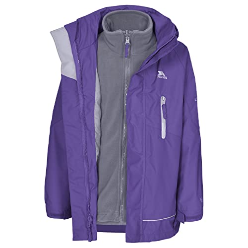 Trespass Kinder Prime 3-in-1-Jacke, Kinder, UCJK3II10001_VLA5/6, violett, Size 5/Size 6 von Trespass