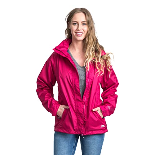 Trespass Lanna II, Cerise, XS, Wasserdichte Jacke mit einrollbarer Kapuze für Kinder / Jugendliche / Mädchen 10-17 Jahre, X-Small, Rosa / Pink Trespass Lanna II, Cerise, XS, Wasserdichte Jacke mit einrollbarer Kapuze für Kinder / Jugendliche / Mädchen 10-17 Jahre, X-Small, Rosa / Pink von Trespass