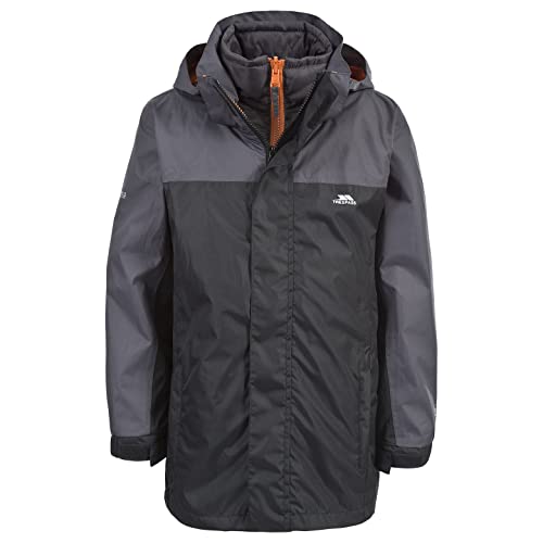 Trespass Maddox 3-in-1-Jacke, Schwarz, Größe 7/8, Size Trespass Maddox 3-in-1-Jacke, Schwarz, Größe 7/8, Size von Trespass