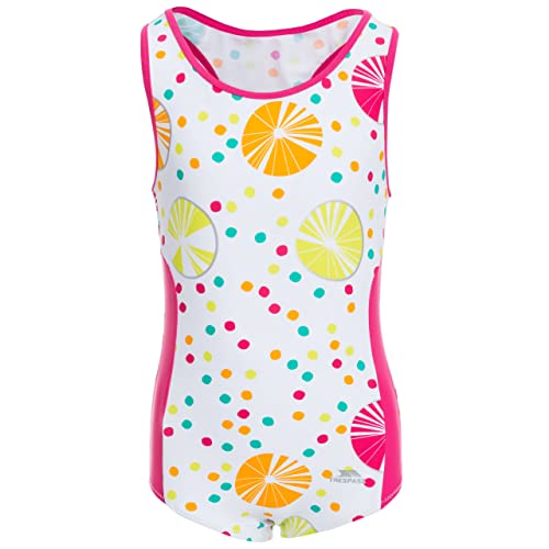Trespass Mädchen Badeanzug Wakely, Pink Lady Print, 11/12, FCCLSMM10004_PLN11/12 Trespass Mädchen Badeanzug Wakely, Pink Lady Print, 11/12, FCCLSMM10004_PLN11/12 von Trespass