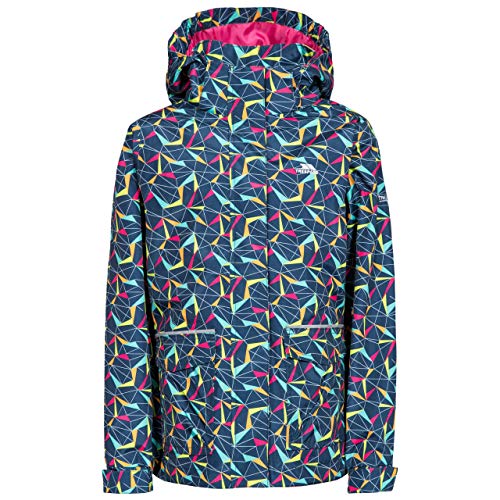 Trespass Mädchen Wasserdichte Jacke Mit Einrollbarer Kapuze Und Reflektiven Details Twinkling, Navy, 3/4, FCJKRAN10002_NA13/4 Trespass Mädchen Wasserdichte Jacke Mit Einrollbarer Kapuze Und Reflektiven Details Twinkling, Navy, 3/4, FCJKRAN10002_NA13/4 von Trespass
