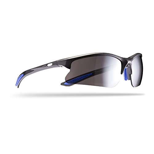 Trespass Mantivu, Dark Grey, Sonnenbrille Kategorie 3 Gläser mit UV-Schutz & Brillenputztuch, Grau Trespass Mantivu, Dark Grey, Sonnenbrille Kategorie 3 Gläser mit UV-Schutz & Brillenputztuch, Grau von Trespass