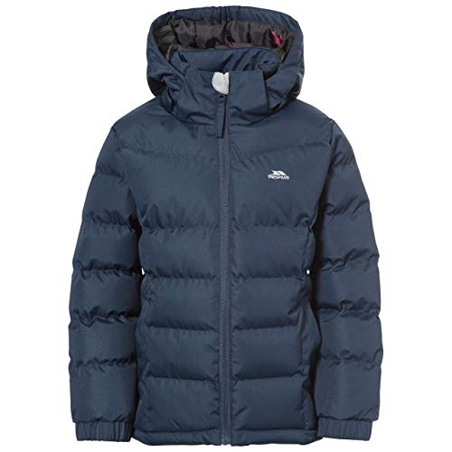 Trespass Marey, Navy, 2/3, Warme Gepolsterte Wasserdichte Jacke mit abnehmbarer Kapuze für Kinder / Mädchen 2-12 Jahre, 2-3 Jahre, Blau von Trespass