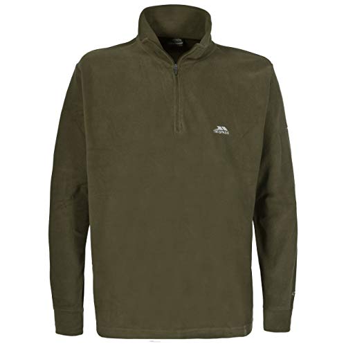 Trespass Masonville, Olive, XXS, Ultraleichtes Microfleece 130g/m² für Herren, XX-Small / 2XS / 2X-Small, Grün von Trespass