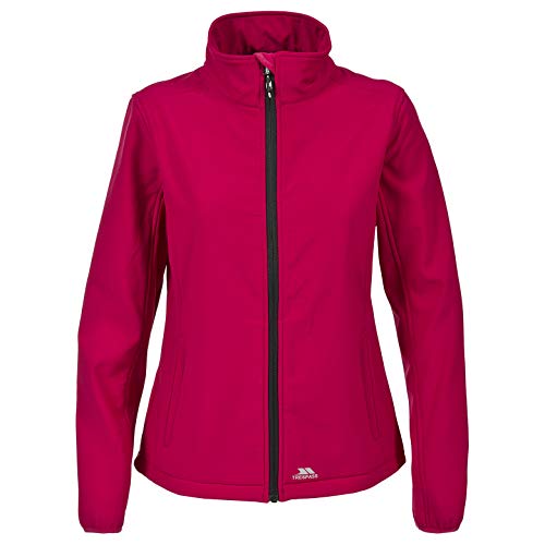 Trespass Meena, Cerise, XS, Leichte Wasserdichte Softshelljacke für Damen, X-Small, Rosa / Pink von Trespass