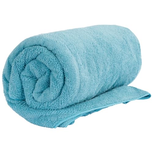 Trespass Wringin, Bluebottle, Schnelltrocknendes Mikrofaser Handtuch mit Beutel, 135cm x 70cm, Blau Trespass Wringin, Bluebottle, Schnelltrocknendes Mikrofaser Handtuch mit Beutel, 135cm x 70cm, Blau von Trespass