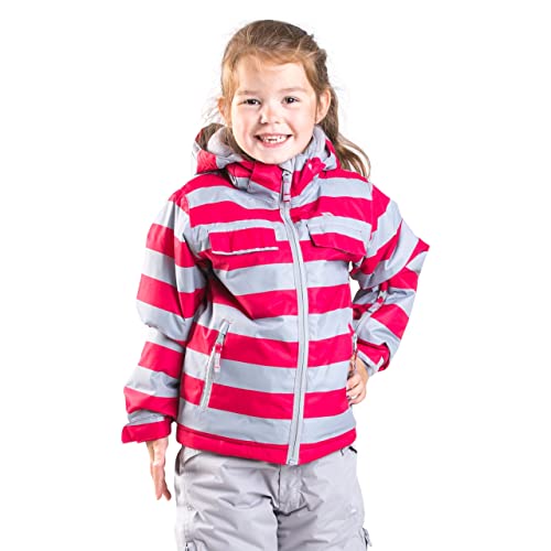 Trespass Motley, Raspberry, 2/3, Wasserdichte Skijacke mit abnehmbarer Kapuze, Schneefang & Skipasstasche für Kinder / Unisex / Mädchen und Jungen, 2-3 Jahre, Rosa / Pink Trespass Motley, Raspberry, 2/3, Wasserdichte Skijacke mit abnehmbarer Kapuze, Schneefang & Skipasstasche für Kinder / Unisex / Mädchen und Jungen, 2-3 Jahre, Rosa / Pink von Trespass