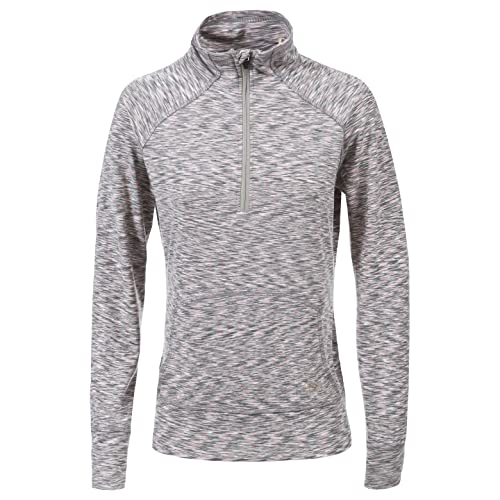 Trespass Moxie, Cool Grey Marl, L, Sport Top mit Beuteltasche für Damen, Large, Grau Trespass Moxie, Cool Grey Marl, L, Sport Top mit Beuteltasche für Damen, Large, Grau von Trespass