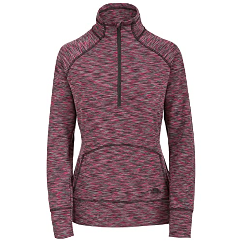 Trespass Moxie, Raspberry Marl, S, Sport Top mit Beuteltasche für Damen, Small, Grau von Trespass