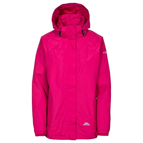 Trespass Nasu II, Cerise, XXS, Wasserdichte Jacke mit einrollbarer Kapuze für Damen, XX-Small / 2XS / 2X-Small, Rosa / Pink Trespass Nasu II, Cerise, XXS, Wasserdichte Jacke mit einrollbarer Kapuze für Damen, XX-Small / 2XS / 2X-Small, Rosa / Pink von Trespass