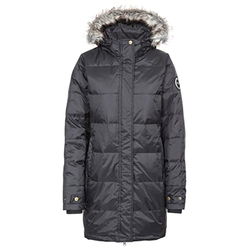 Trespass Ophelia, Black, XS, Warme Wasserdichte Daunenjacke mit Abnehmbarer Kapuze 90% Daunen für Damen, Schwarz, X-Small Trespass Ophelia, Black, XS, Warme Wasserdichte Daunenjacke mit Abnehmbarer Kapuze 90% Daunen für Damen, Schwarz, X-Small von Trespass